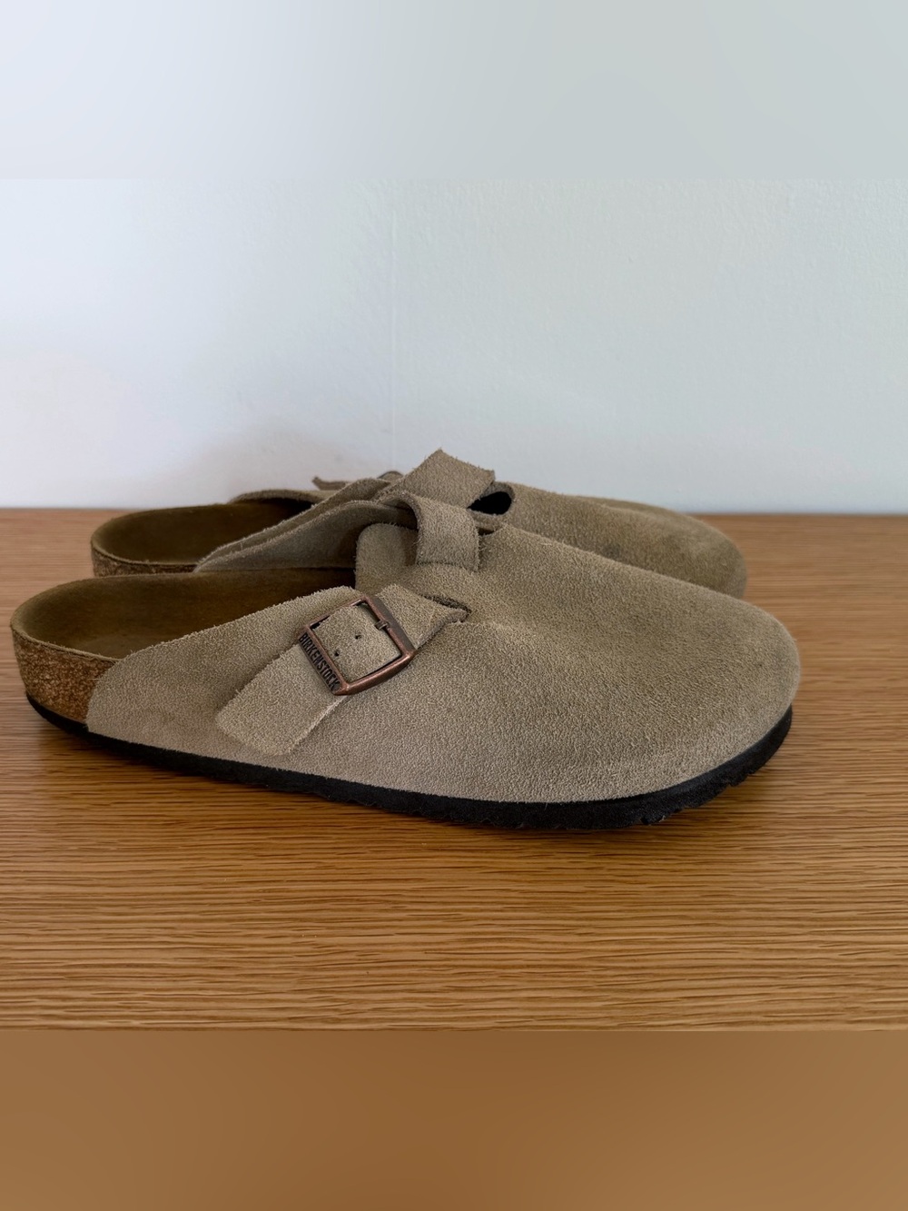 Birkenstock Boston Soft Footbed Suede Leather – Size 43
